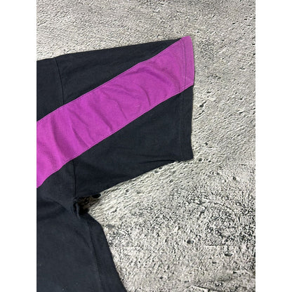 Puma vintage t-shirt 90s purple black big logo