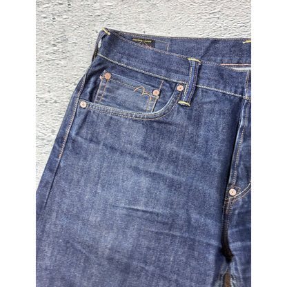 Evisu jeans daicock big logo Red selvedge raw denim Japan