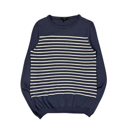 Gucci sweater vintage stripped navy white