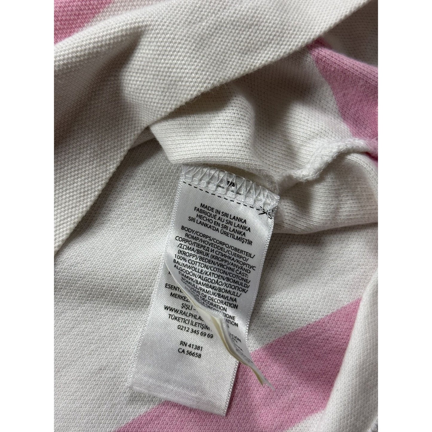 Chief Keef Polo Ralph Lauren striped vintage pink