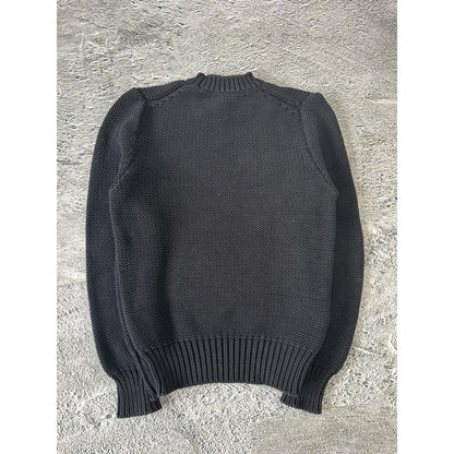 Acne Studios sweater thick knit black bill o reverse pss15