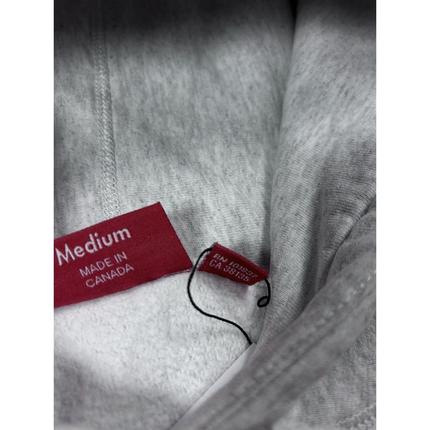 Supreme hoodie SS19 “Classic Ad” Hooded Sweatshirt Gray