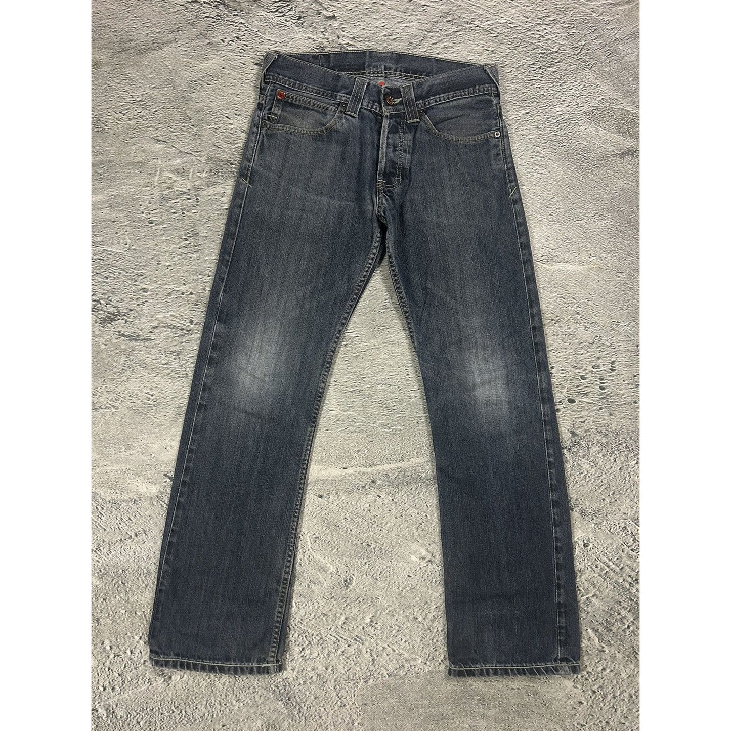 Evisu x Puma jeans vintage grey bootcut mint seagulls
