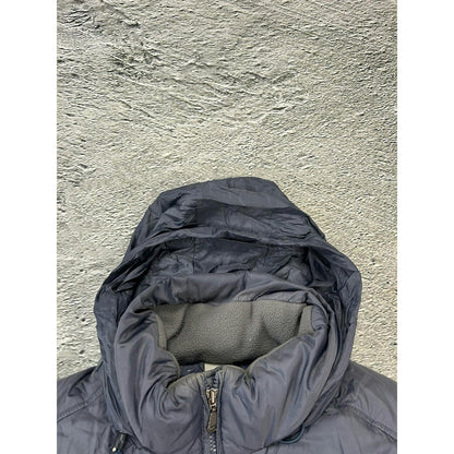 Nike vintage grey puffer jacket small swoosh 2000s