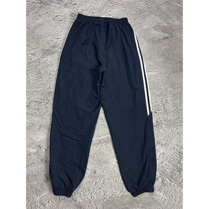 Adidas vintage navy track pants small logo 2000s drill Y2K