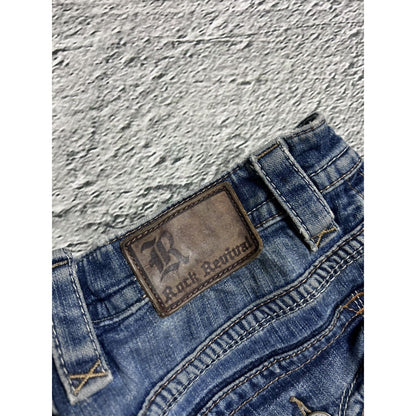 Rock Revival vintage blue jeans Y2K flared Tapy