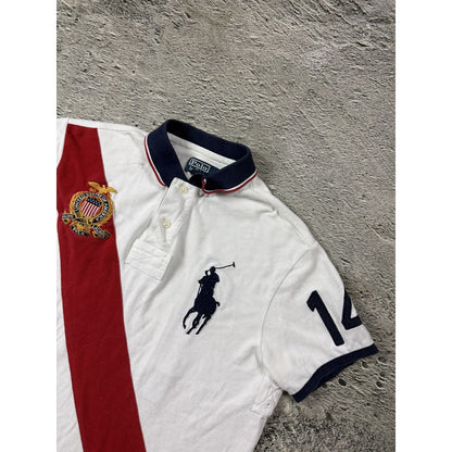 Chief Keef Polo Ralph Lauren USA Polo T-shirt red stripe
