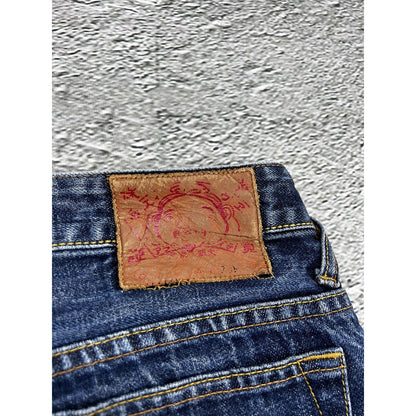 Evisu jeans vintage navy white seagulls Genes