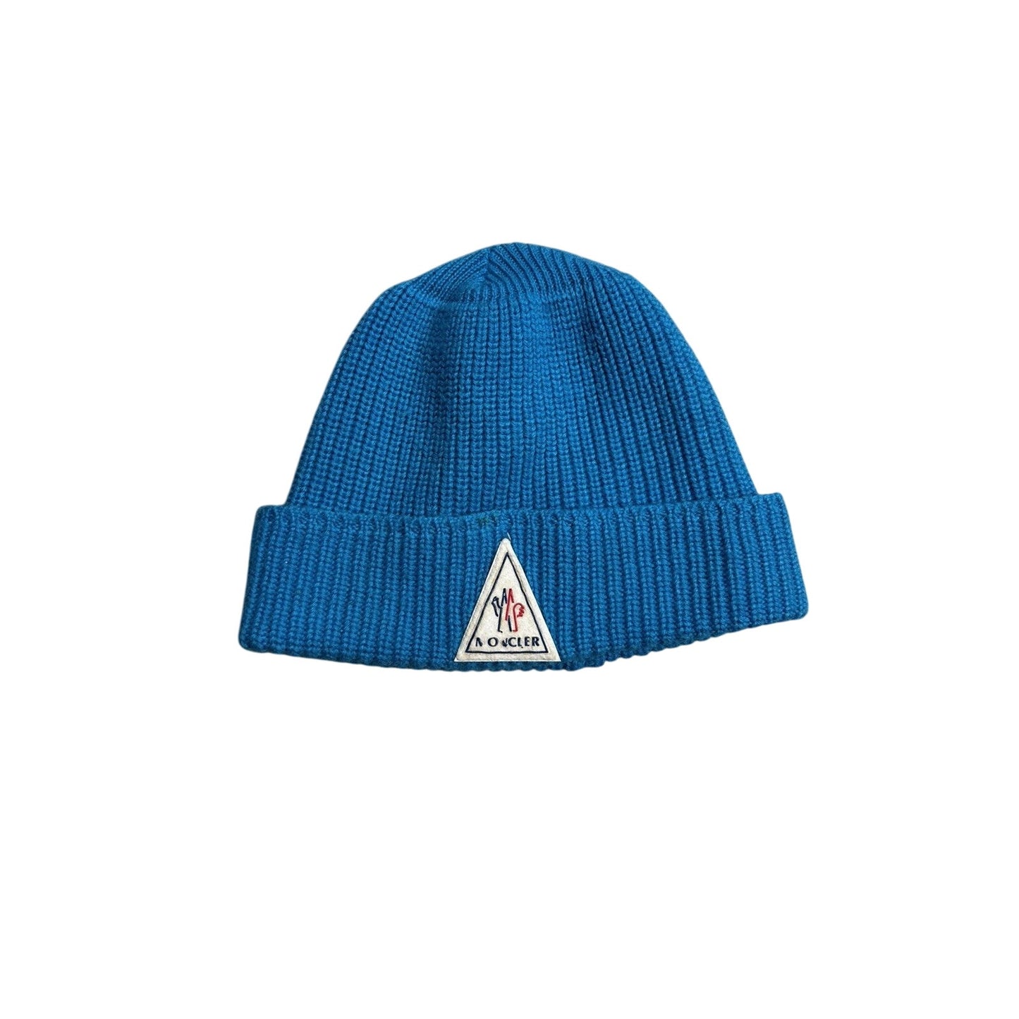 Moncler beanie vintage blue wool 80s