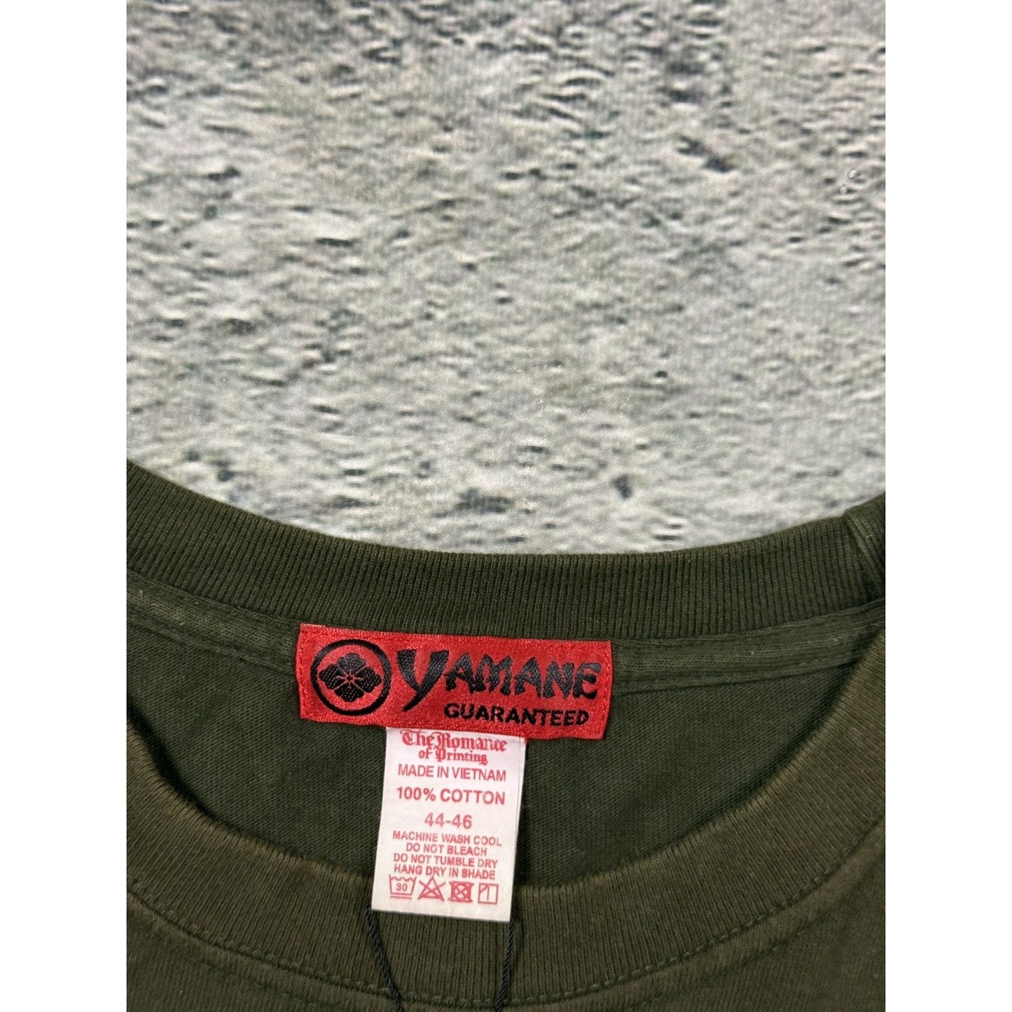 Evisu Yamane t-shirt vintage big logo Osaka khaki