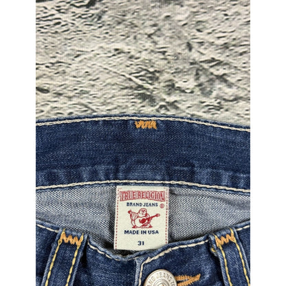 True Religion jeans gold stitching Y2K Geno Big QT