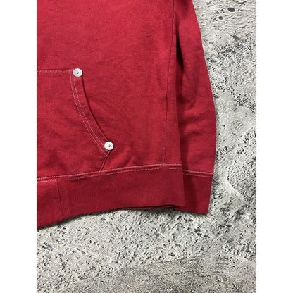 True Religion zip hoodie red big logo buddha horseshoe