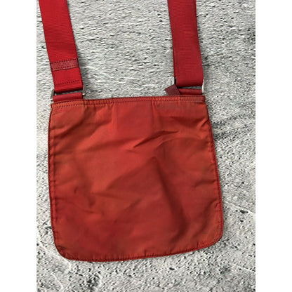 Prada red shoulder bag nylon mini