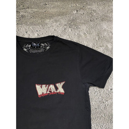 Vintage Y2K big logo t-shirt Wax action skull