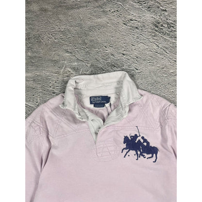Chief Keef Polo Ralph Lauren vintage pink longsleeve