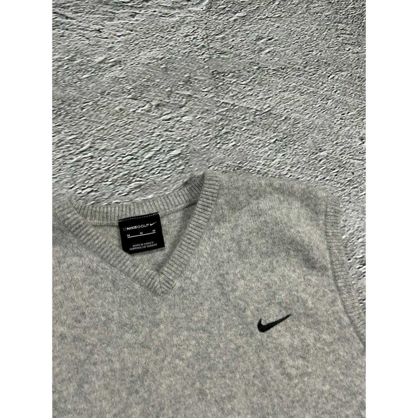 Nike vintage grey sweater vest tennis Y2K