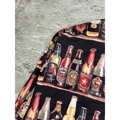 Angelo Litrico Beer Shirt full print longsleeve button-up