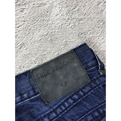 True Religion blue jeans dark horseshoe logo Y2K Rocco