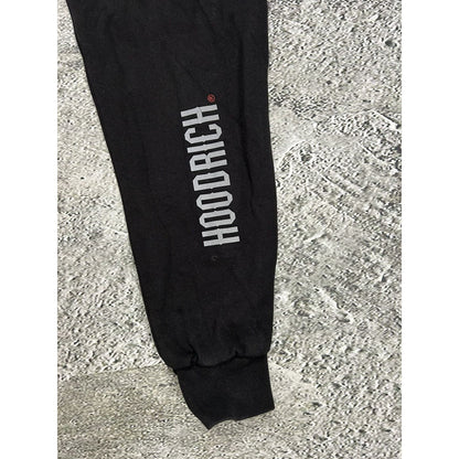 Hoodrich Cargo Jogger Sweatpants Black reflective