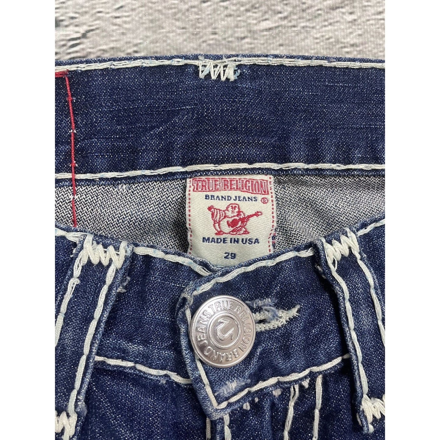 True Religion jeans vintage Bobby Super T denim straight