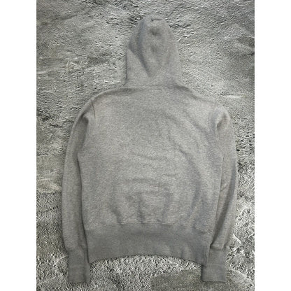 Evisu big logo hoodie seagull grey white Y2K Yamane