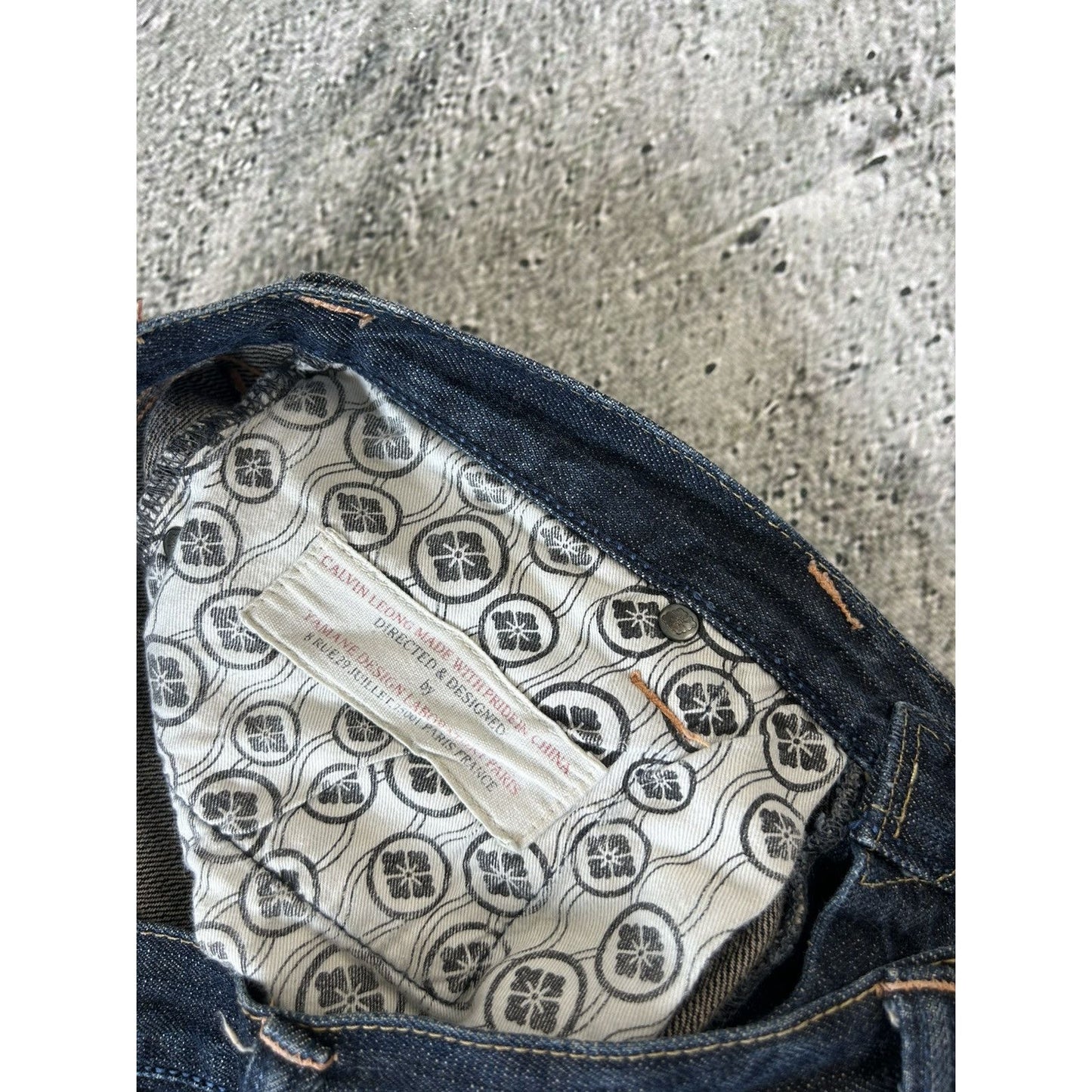 Evisu Yamane jeans vintage design selvedge embroidery dragon
