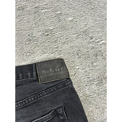 Han Kjobenhavn Black Selvedge Selvage Denim Pants Lean Fit