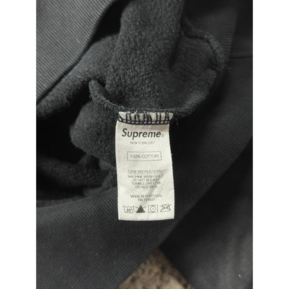 Supreme flower plant hoodie black FW18