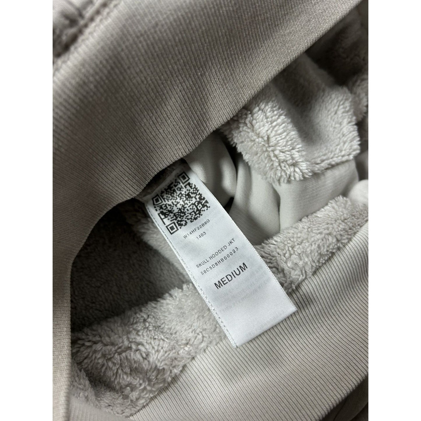 True Religion zip hoodie vintage skull rhinestones sherpa