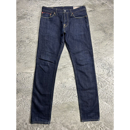 Evisu jeans daicock big logo white selvedge denim Japanese
