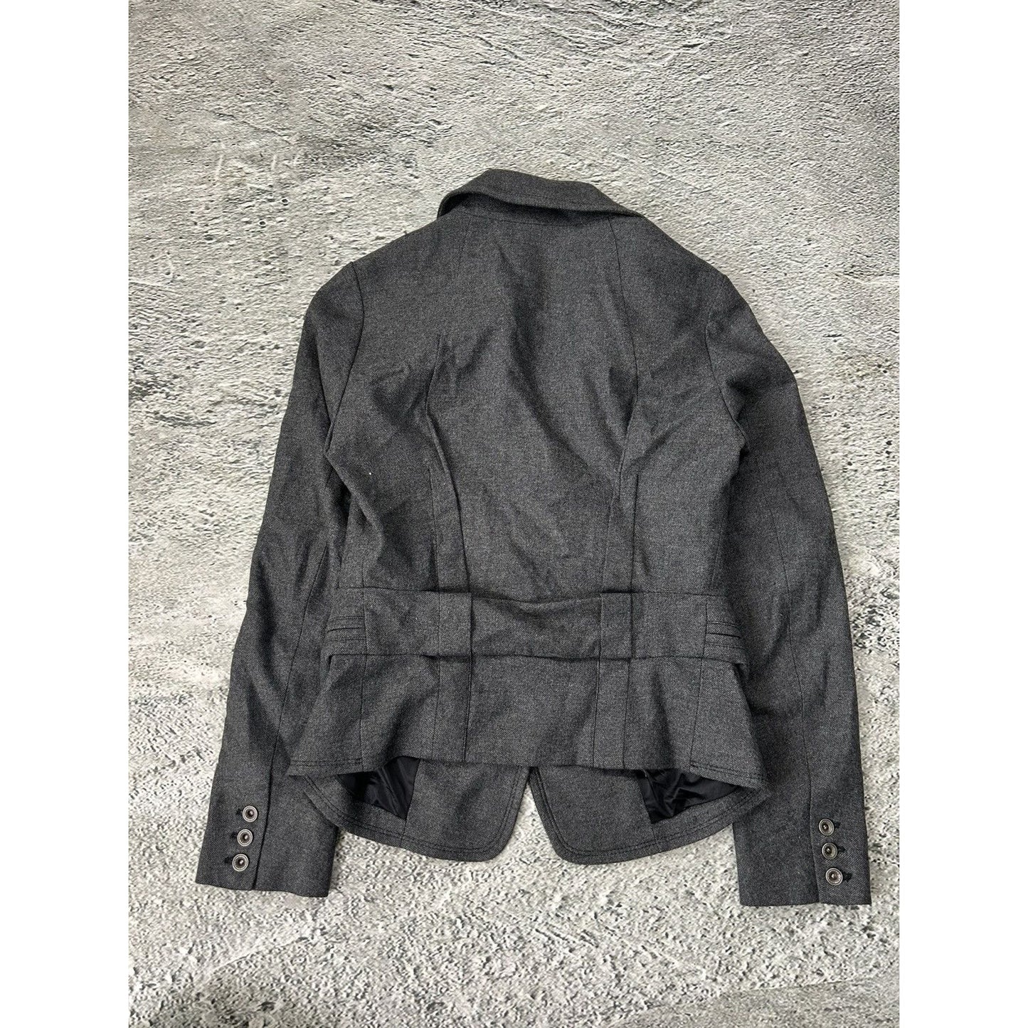 Plein Sud Jeanius Wool Blazer grey