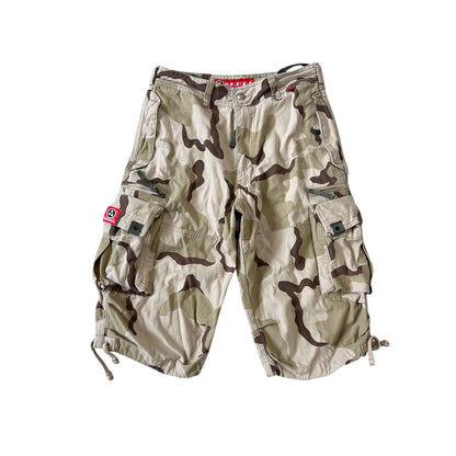Molecule vintage cargo shorts camo utility military