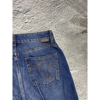 Zimmermann flared jeans navy blue bootcut