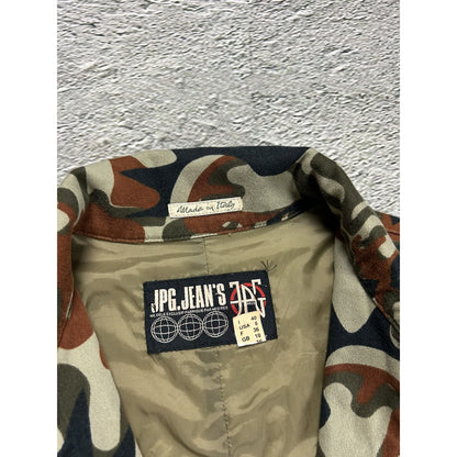 Jean Paul Gaultier denim jacket AW 2001 JPG Jeans Faces Camo