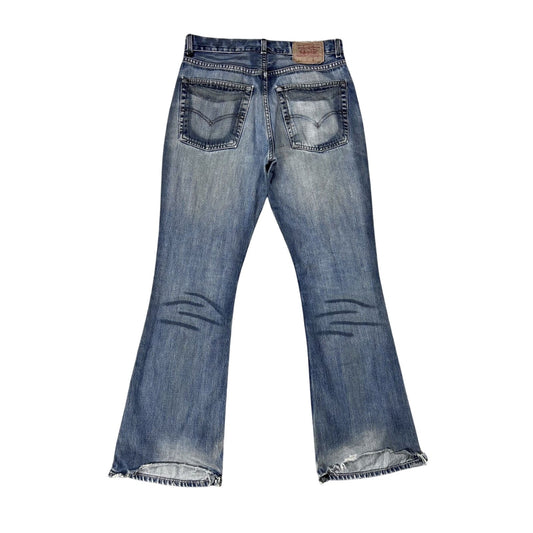 Levi’s flared jeans denim pants Y2K blue 525