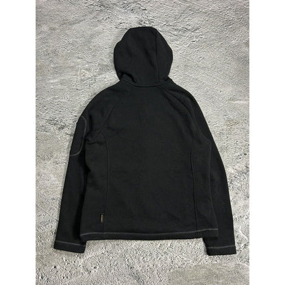 Vintage Jack Wolfskin Black Fleece Zip-Hoodie