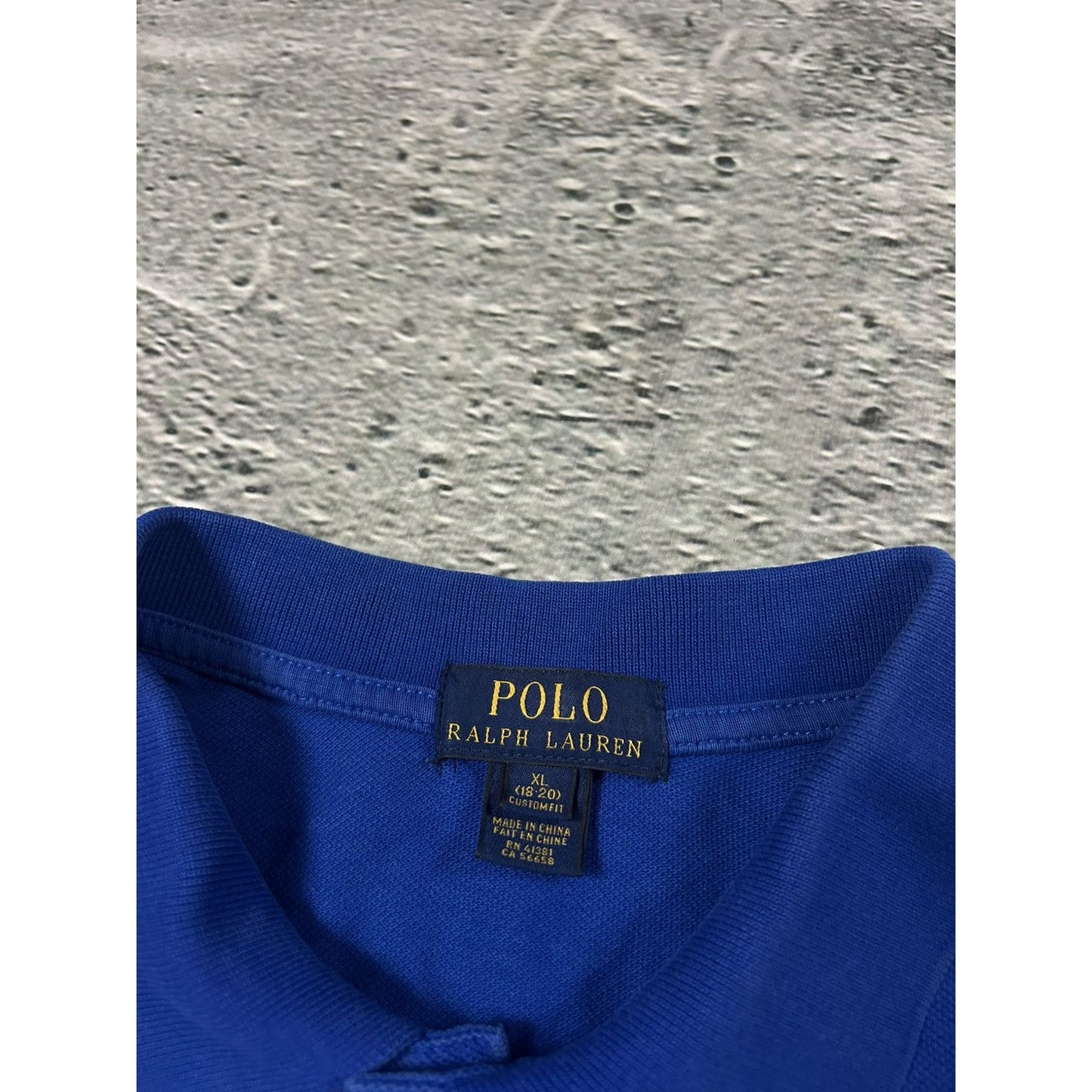Chief Keef Polo Ralph Lauren vintage blue Marina big pony