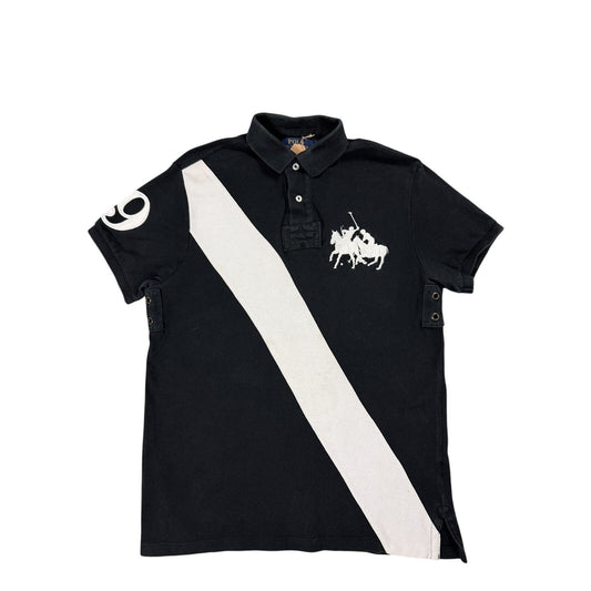 Chief Keef Polo Ralph Lauren black T-shirt big pony white
