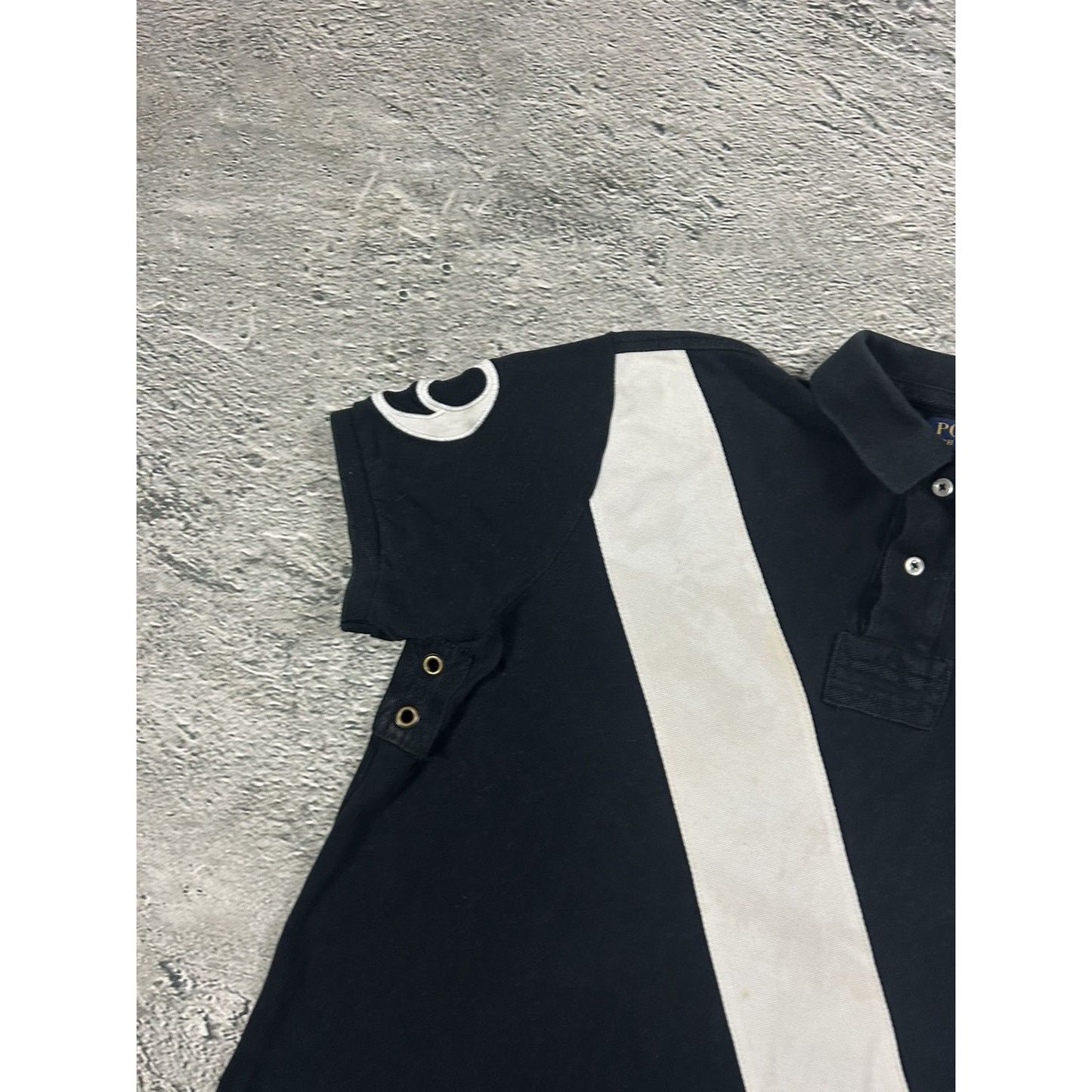 Chief Keef Polo Ralph Lauren black white polo big pony