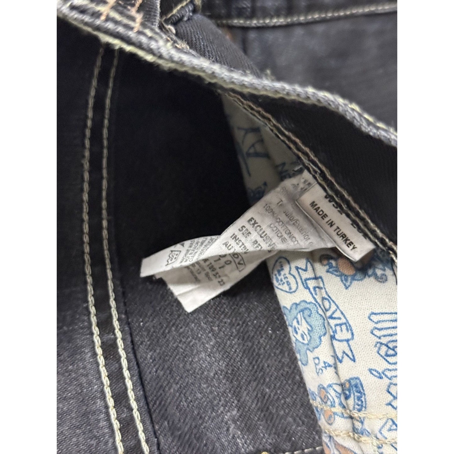 Evisu x Puma jorts black gray shorts raw denim seagulls
