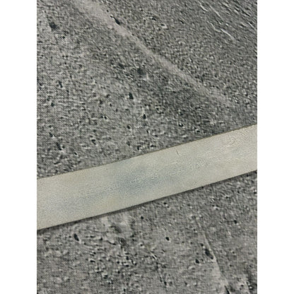 Diesel leather belt big buckle Y2K white