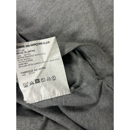 Comme Des Garcons longsleeve play heart gray black