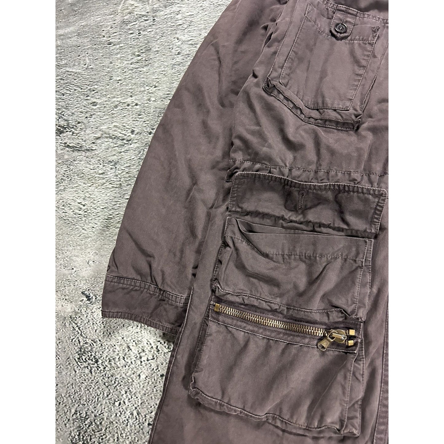 Dolce & Gabbana coat vintage utility miltary brown Y2K