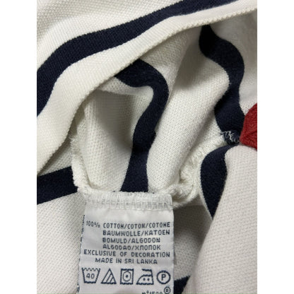 Chief Keef Polo Ralph Lauren white striped big pony