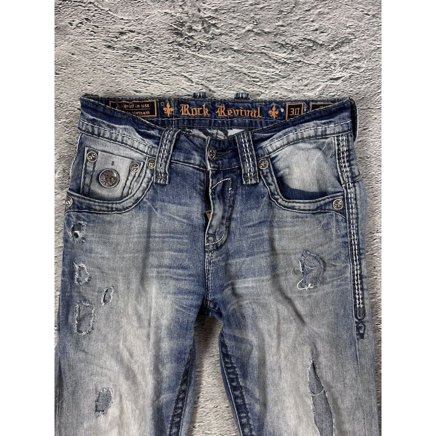 Rock Revival vintage blue jeans Y2K flared ZED