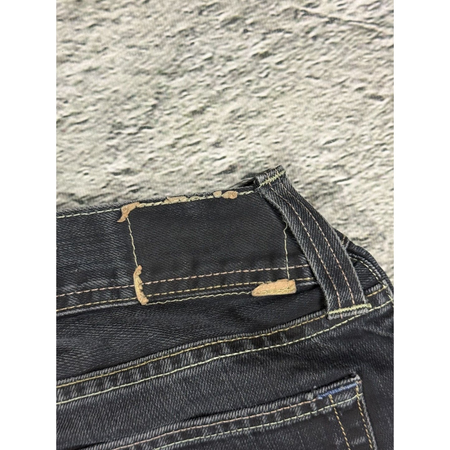 Evisu x Puma vintage black jeans black seagulls straight