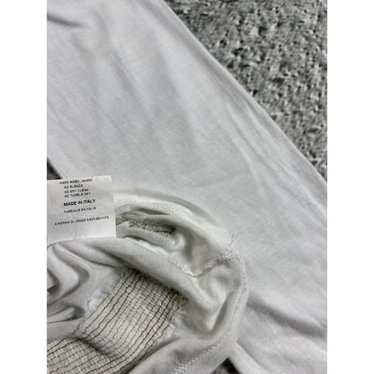 Gucci longsleeve Y2K Tom Ford era white sequin logo