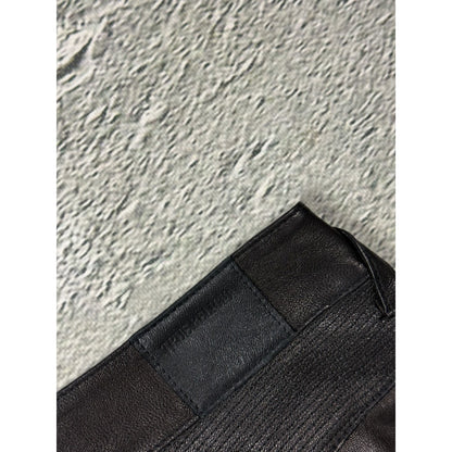 True Religion vintage jeans leather Goat biker black Hedi