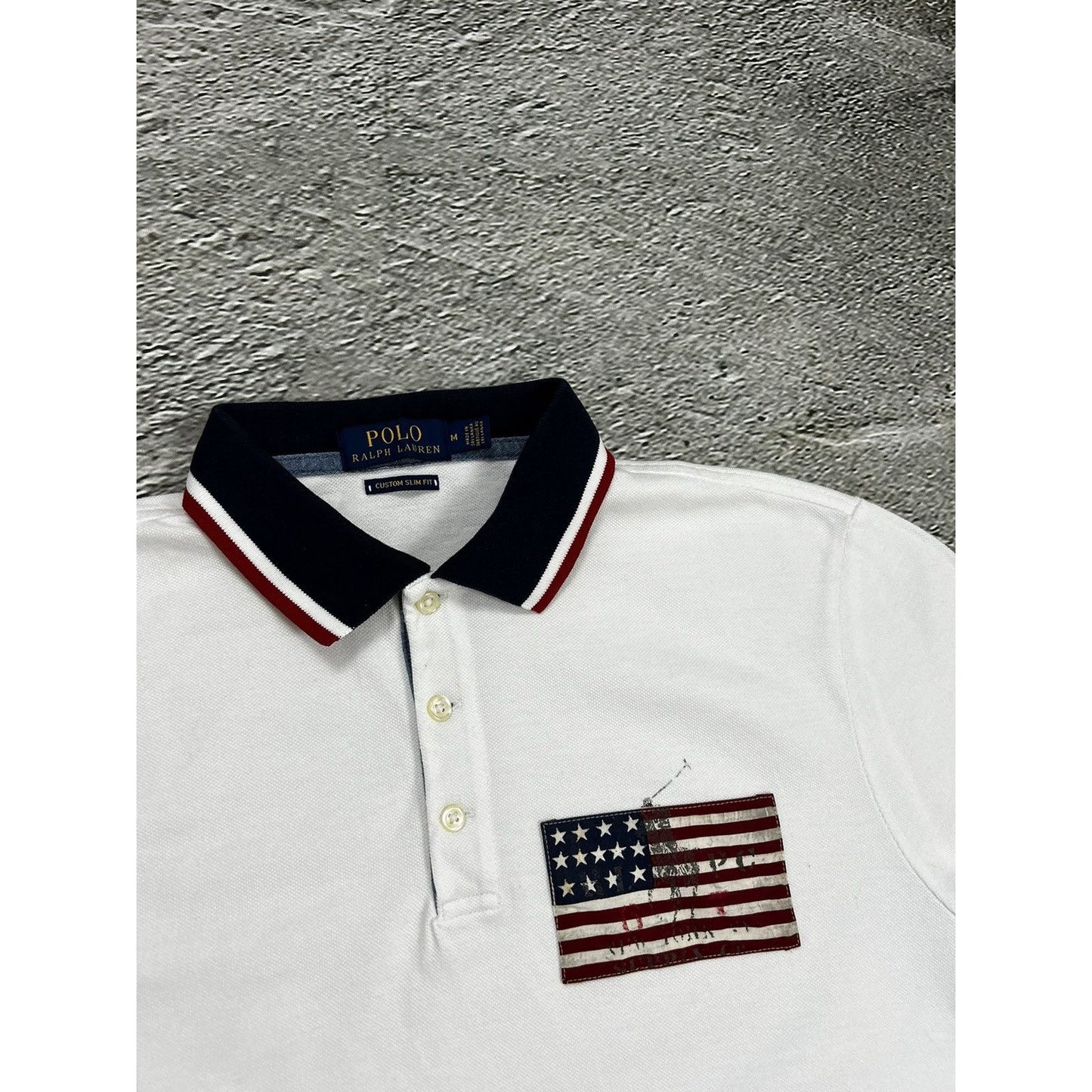 Chief Keef Polo Ralph Lauren USA big pony white shirt