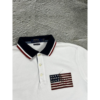 Chief Keef Polo Ralph Lauren USA big pony white shirt